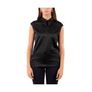 Dames Shirt Emporio Armani , Black , Dames