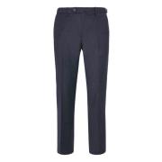 Broek in stretchflanel Boggi Milano , Blue , Heren