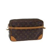 Pre-owned Canvas louis-vuitton-bags Louis Vuitton Vintage , Brown , Da...