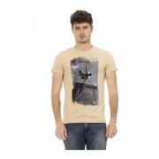 Kleding T-Shirt Trussardi , Beige , Heren