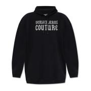 Oversized hoodie Versace Jeans Couture , Black , Dames