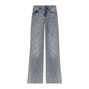 Jeans met glinsterende applicaties Versace Jeans Couture , Blue , Dame...