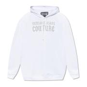 Oversized hoodie Versace Jeans Couture , White , Dames