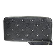 Pre-owned Leather wallets Louis Vuitton Vintage , Black , Dames