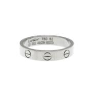 Pre-owned White Gold rings Cartier Vintage , Gray , Dames