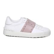 Studded Leren Sneakers Valentino Garavani , White , Dames