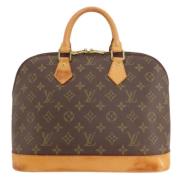 Pre-owned Canvas louis-vuitton-bags Louis Vuitton Vintage , Brown , Da...