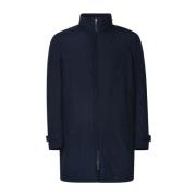 Blauwe Parka voor Mannen Aw24 Herno , Blue , Heren