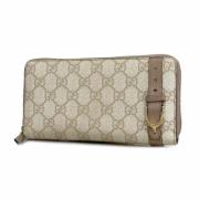 Pre-owned Plastic wallets Gucci Vintage , Beige , Dames