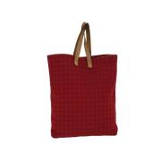 Pre-owned Canvas shoulder-bags Hermès Vintage , Red , Dames