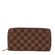 Pre-owned Plastic wallets Louis Vuitton Vintage , Brown , Dames