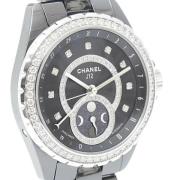 Pre-owned Fabric watches Chanel Vintage , Black , Heren