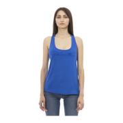 Dames mouwloze ronde hals top Just Cavalli , Blue , Dames