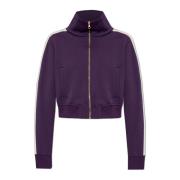 Sweatshirt met logo Palm Angels , Purple , Dames