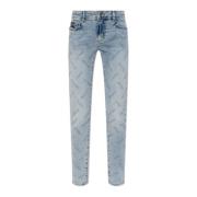 Jeans met glinsterende applicaties Versace Jeans Couture , Blue , Dame...