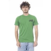 Kleding T-shirt Cavalli Class , Green , Heren