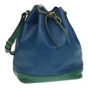 Pre-owned Leather louis-vuitton-bags Louis Vuitton Vintage , Green , D...