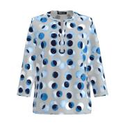 Lange Mouw Blouse NOSBlusenshirts Frank Walder , Blue , Dames