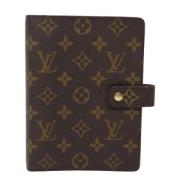 Pre-owned Canvas home-office Louis Vuitton Vintage , Brown , Dames