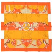 Pre-owned Fabric scarves Hermès Vintage , Multicolor , Dames