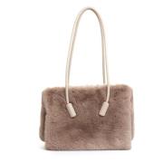 Beige Schoudertas Elegante Stijl THEMOIRè , Beige , Dames