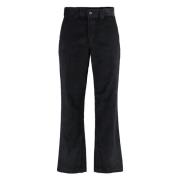 Ribfluwelen Broek met Zakken Dickies , Black , Heren