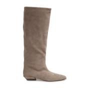 Beige Laarzen voor Stijlvolle Outfits Paris Texas , Beige , Dames