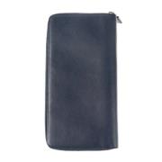 Pre-owned Leather wallets Prada Vintage , Blue , Dames