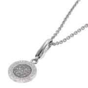 Pre-owned White Gold necklaces Bvlgari Vintage , Gray , Dames