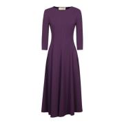 Paarse Elegante Jurk Aw24 Blanca Vita , Purple , Dames