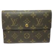 Pre-owned Canvas wallets Louis Vuitton Vintage , Brown , Heren