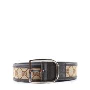 Pre-owned Leather belts Gucci Vintage , Brown , Dames