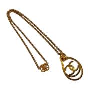 Pre-owned Metal chanel-jewelry Chanel Vintage , Yellow , Dames