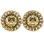 Pre-owned Metal chanel-jewelry Chanel Vintage , Yellow , Dames