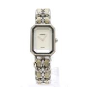 Pre-owned Metal watches Chanel Vintage , White , Dames