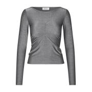 Lange Mouw Top KelaniMD Stijl Modström , Gray , Dames