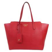 Pre-owned Leather gucci-bags Gucci Vintage , Red , Dames