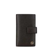 Pre-owned Leather wallets Gucci Vintage , Brown , Dames