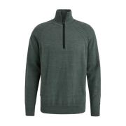 Heather Half-Zip Pullover Cast Iron , Blue , Heren