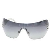 Pre-owned Fabric sunglasses Chanel Vintage , Gray , Dames