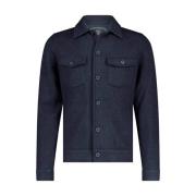 Milano Overshirt in Blauw Blue Industry , Blue , Heren