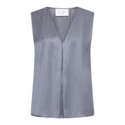 Grijze Top Collectie Kaos , Gray , Dames