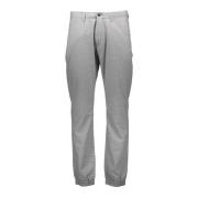 Grijze Katoenen Herenbroek Gant , Gray , Heren