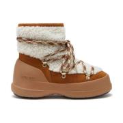 Bruine Enkellaarzen voor Vrouwen Moon Boot , Brown , Dames