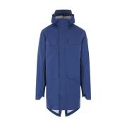 Blauwe Technische Parka met Arctic Disc Patch Canada Goose , Blue , He...