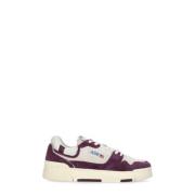 Paarse Suède Sneakers Autry , Purple , Heren