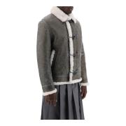 Shearling Cropped Montgomery Jas Thom Browne , Gray , Heren