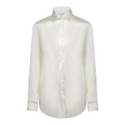 Wit Shirt voor Moderne Vrouwen Blanca Vita , White , Dames