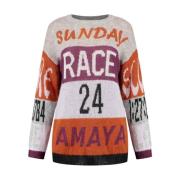 Stijlvolle Amsterdam Pullover voor Racen Amaya Amsterdam , Orange , Da...