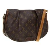 Pre-owned Canvas louis-vuitton-bags Louis Vuitton Vintage , Brown , Da...